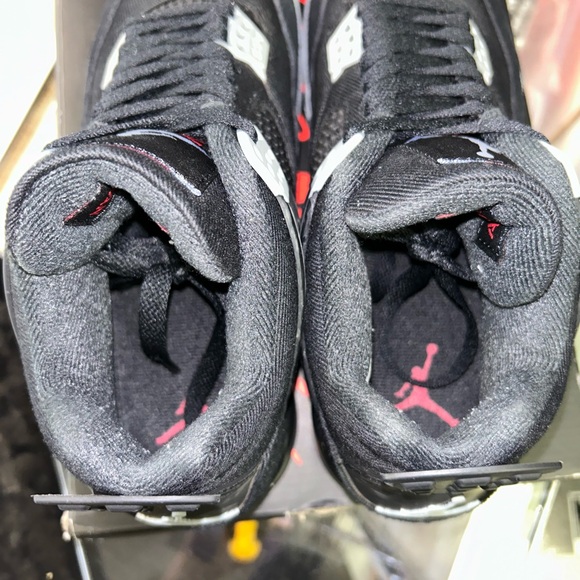 Size men’s - Nike Air Jordan 4 Retro SE Black Canvas Men's Shoes CLEAN - Picture 5 of 9